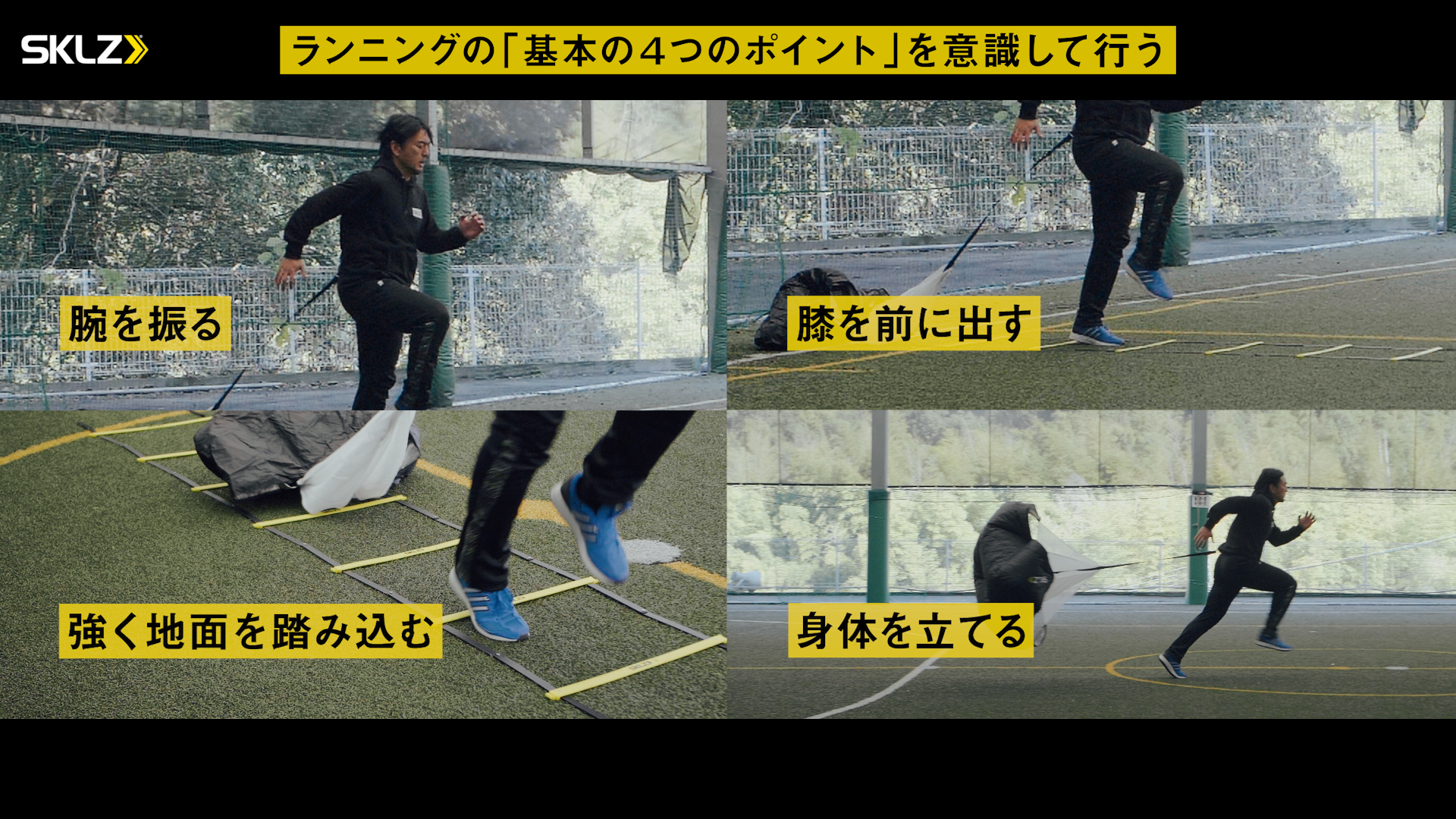01_SKLZ-ランニングの基本の4つのポイント 01_SKLZ-ランニングの基本の4つのポイント
